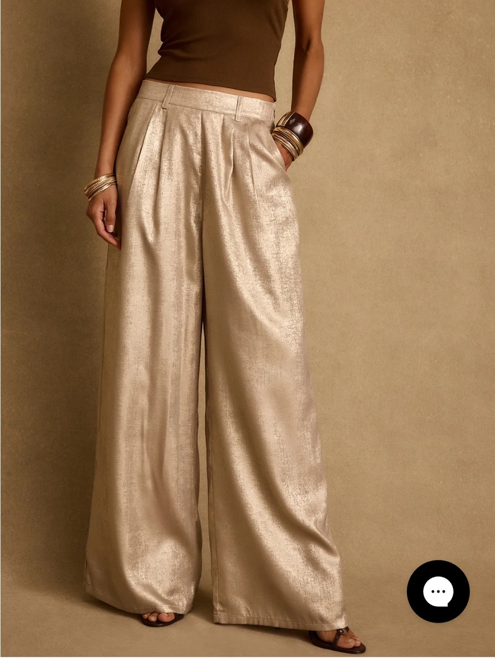 Waldorf Gold Shimmer Trousers